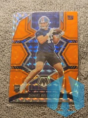 2022 Panini Mosaic Reactive Orange Mosaic Daniel Bellinger #362 Giants